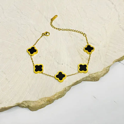 💫 Watch Handcuff + Black Clover Bracelet {Bundle}